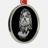 Greco Roman Bust Ornament Aus Metall (Rechts)