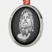 Greco Roman Bust Ornament Aus Metall (Links)