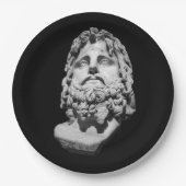 Greco Roman Bust Pappteller (Vorderseite)