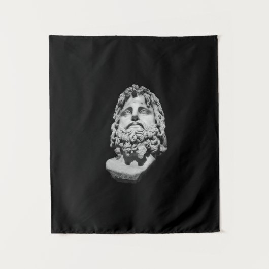 Greco Roman Bust Wandteppich (Vorderseite)