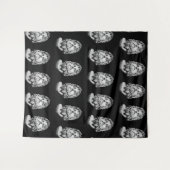 Greco Roman Bust Wandteppich (Vorderseite (Horizontal))