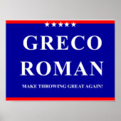 Greco Roman Poster (Vorne)