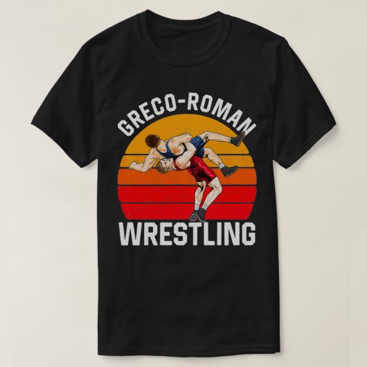 Greco Roman Wrestling Freestyle Wrestler Training T-Shirt (Design vorne)