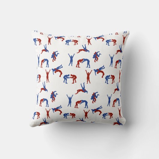 Greco Roman Wrestling Pattern Kissen (Rückseite)