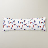 Greco Roman Wrestling Pattern Seitenschläferkissen (Vorderseite)