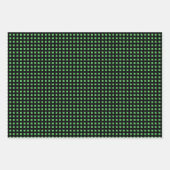 Gree and Gold Christmas Nutcrackers Wrapping Paper Geschenkpapier Set (Vorderseite 2)