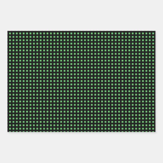 Gree and Gold Christmas Nutcrackers Wrapping Paper Geschenkpapier Set (Vorderseite 2)