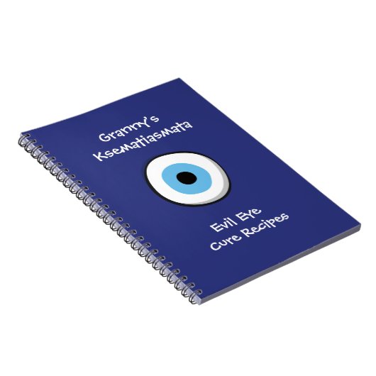 Gree Evil Eye Notebook Notizblock (Rechte Seite)