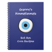 Gree Evil Eye Notebook Notizblock (Vorderseite)