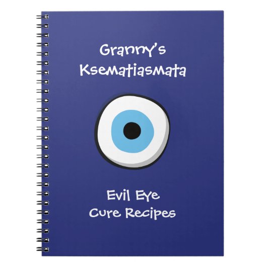 Gree Evil Eye Notebook Notizblock (Vorderseite)