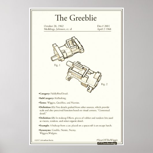 Greeblie 24" x 20", Value Poster Paper (Matte) (Vorne)