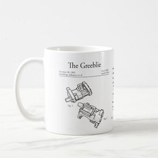 Greeblie Patent-Tasse Kaffeetasse (Links)