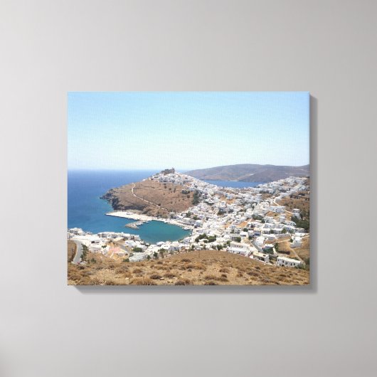 Greece, Astypalaia, Chora Leinwanddruck (Vorderseite)
