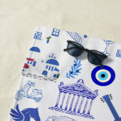 Greece Blue and White Strandtuch (Beispiel)