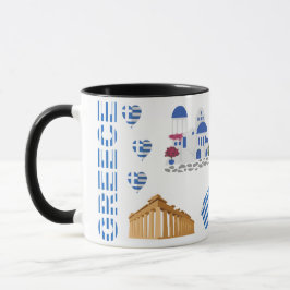 Greece Coffee Cup, Perfect Gift for Travel mug Tasse
