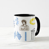 Greece Coffee Cup, Perfect Gift for Travel mug Tasse (VorderseiteRechts)