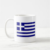 Greece Flag and Name of Anthem Kaffeetasse (Links)
