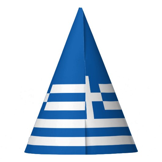 Greece flag  partyhütchen (Rückseite)
