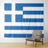 Greece flag  wandteppich (Beispiel (Horizontal))