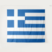 Greece flag  wandteppich (Vorderseite (Horizontal))