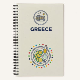 Greece Heritage & Parthenon Photo Archive Journal Notizblock