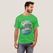 GREECE retro T-Shirt (Vorne ganz)