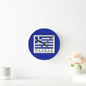 Greece Runde Wanduhr (Zuhause)