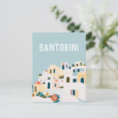 Greece Santorini Postkarte (Stehend Vorderseite)