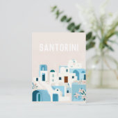 Greece Santorini Postkarte (Stehend Vorderseite)