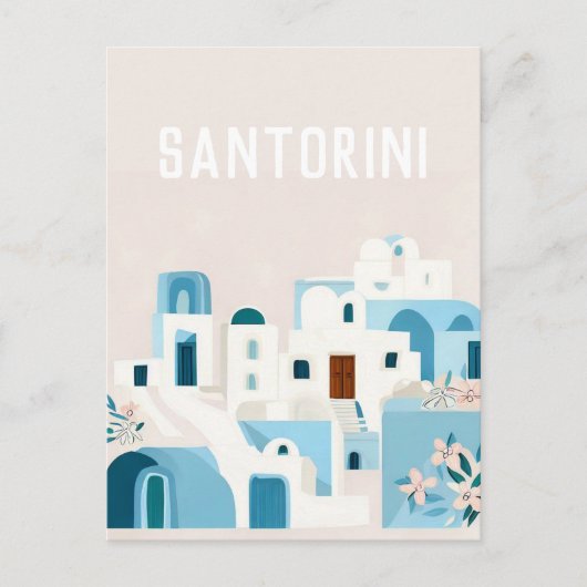 Greece Santorini Postkarte (Vorderseite)