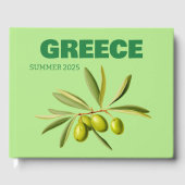 Greece travel coffee table book gästebuch (Vorderseite)