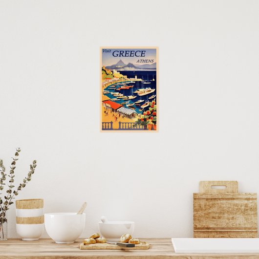 Greece Travel Poster (Küche)