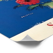 Greece Travel Poster Greek Art White Tower of Thes (Ecke)