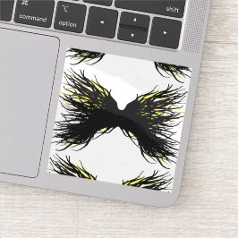 Greed Abstract 7 Deadly Sins Alcohol Ink Art Aufkleber