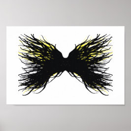 Greed Abstract 7 Deadly Sins Alcohol Ink Art Poster