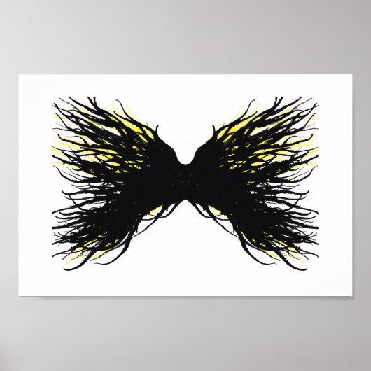 Greed Abstract 7 Deadly Sins Alcohol Ink Art Poster (Vorne)