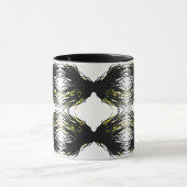 Greed Abstract 7 Deadly Sins Alcohol Ink Art Tasse (Zentrum)