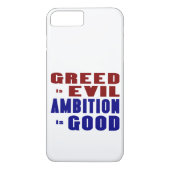 Greed and Ambition Case-Mate iPhone Hülle (Rückseite)