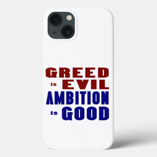 Greed and Ambition Case-Mate iPhone Hülle (Rückseite)