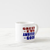 Greed and Ambition Espressotasse (Vorderseite Rechts)