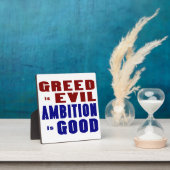 Greed and Ambition Fotoplatte (InSitu)