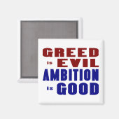 Greed and Ambition Magnet (Vorderseite/Rückseite)