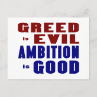 Greed and Ambition