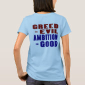 Greed and Ambition T-Shirt (Rückseite)