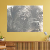 Greedo Watches Leinwanddruck (Insitu (Wohnzimmer))