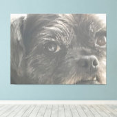 Greedo Watches Leinwanddruck (Insitu (Holzboden))