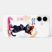 Greedy Cat, Halloween, Schriftstellerin Natasha Us Case-Mate iPhone Hülle (Rückseite (Horizontal))