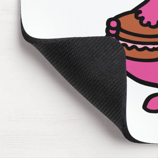 Greedy Eating Cake Mousepad (Ecke)