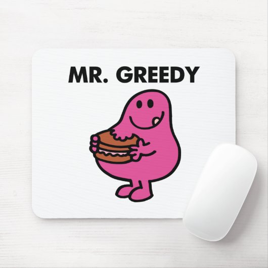 Greedy Eating Cake Mousepad (Mit Mouse)