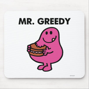 Greedy Eating Cake Mousepad